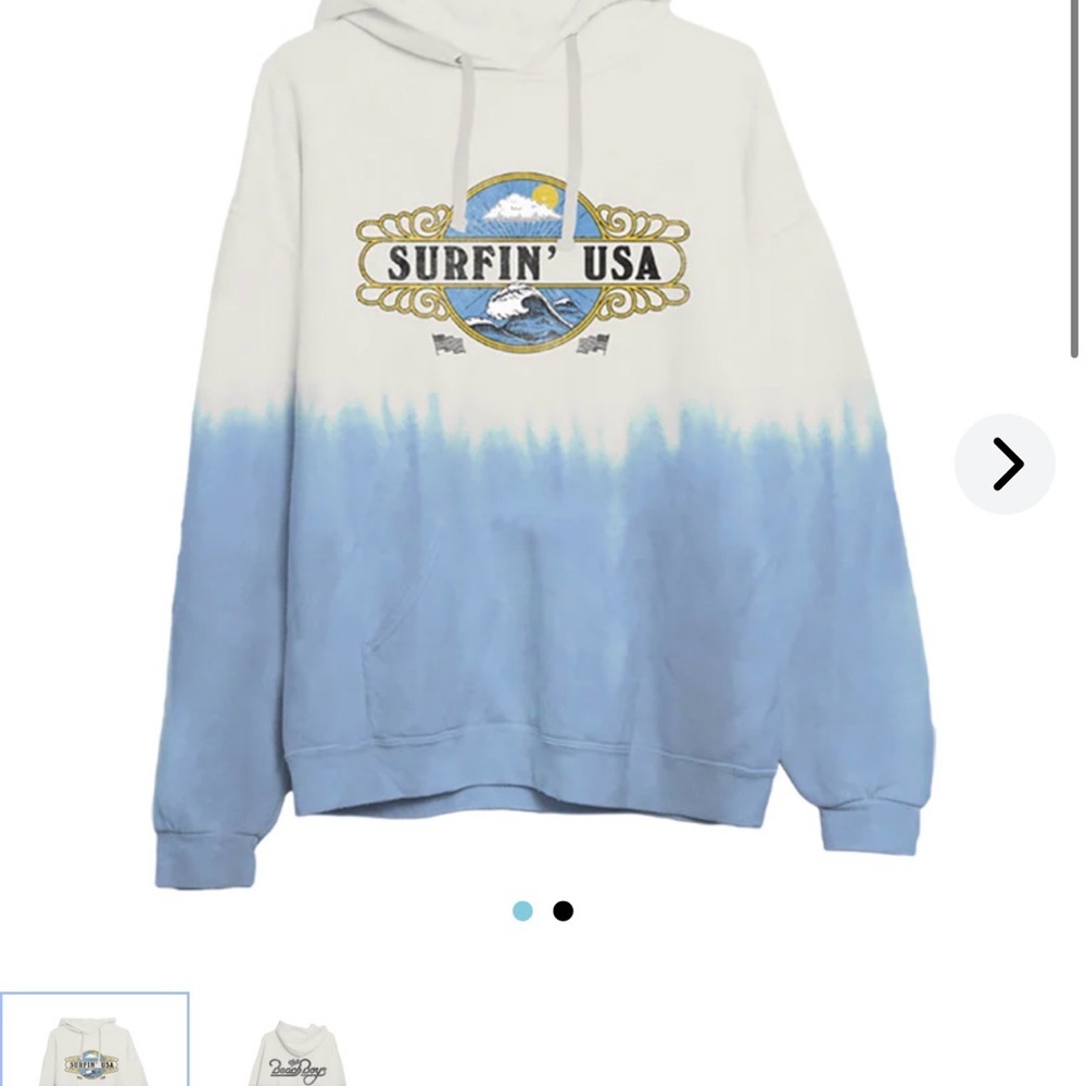The Beach Boys Surfin' USA Blue and Pink/White Hoodie 0059